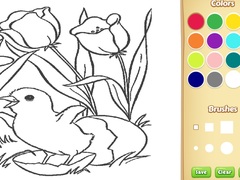 Mchezo Flowers Coloring Book For Kids
