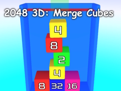 Mchezo 2048 3D: Merge Cubes