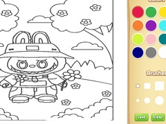 Mchezo Labubu Coloring Book For Kids