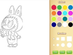 Mchezo Chibi Labubu Coloring Book for Kids