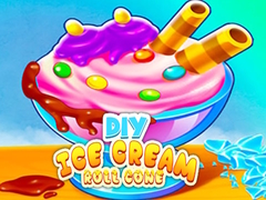 Mchezo DIY Ice Cream Roll Cone