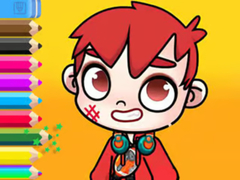 Mchezo Coloring Book: Avatar World Schoolboy