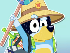 Mchezo Jigsaw Puzzle: Bluey Happy Father's Day