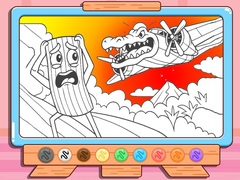 Mchezo Coloring Book: Bombardino Crocodilo