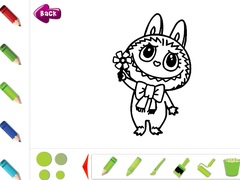 Mchezo Labubu Coloring Pages