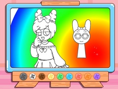 Mchezo Coloring Book: Pinki Sprunki Makeover