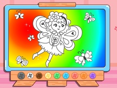Mchezo Coloring Book: Floral Dance