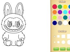 Mchezo Labubu Coloring Book