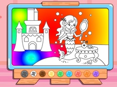 Mchezo Coloring Book: Mermaid Makeup