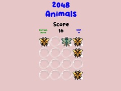 Mchezo 2048 Animals