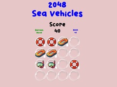 Mchezo 2048 Sea Vehicles
