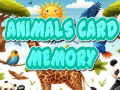 Mchezo Animal cards memory