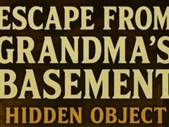 Mchezo Escape From Grandma's Basement Hidden Object