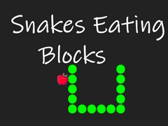 Mchezo Snakes Eating Blocks