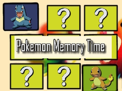 Mchezo Pokemon Memory Time