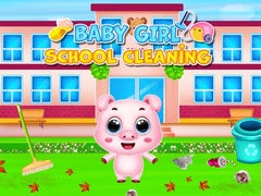 Mchezo Baby Girl School Cleaning