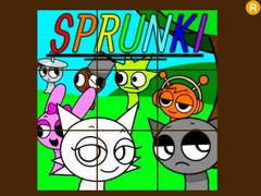 Mchezo Sprunki Sliding Puzzle