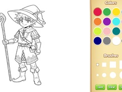 Mchezo Elf Coloring Book
