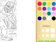 Mchezo Bigfoot Coloring Book