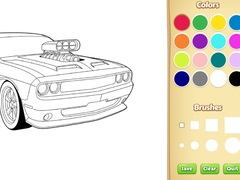 Mchezo Car Coloring Book