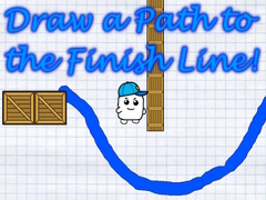 Mchezo Draw a Path to the Finish Line!