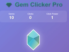 Mchezo Gem clicker pro