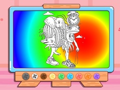 Mchezo Coloring Book: Brainrot Animals Merge