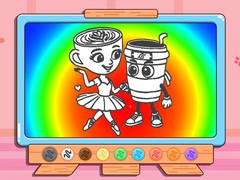 Mchezo Coloring Book: Cappuccina Assassino Love Story