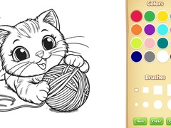 Mchezo Cat Coloring Book
