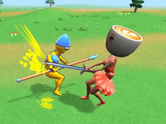 Mchezo Ragdoll Arena! Fun Spear Battle!