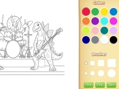 Mchezo Dinosaur Coloring Book For Kids