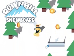 Mchezo Downhill Snowboard