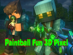 Mchezo Paintball fun 3D Pixel 
