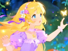 Mchezo Jigsaw Puzzle: Firefly Princess