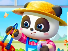 Mchezo Jigsaw Puzzle: Baby Panda Little Farmer