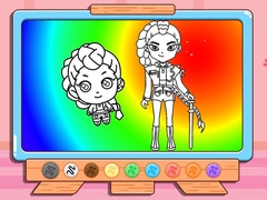 Mchezo Coloring Book: Kpop Rumi