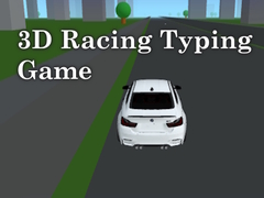 Mchezo 3D Racing Typing Game