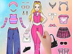 Mchezo Paper Doll Diary: Dress Up DIY
