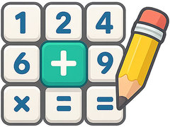 Mchezo Math Crossword Puzzle Genius Edition