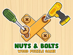 Mchezo Nuts & Bolts Wood Puzzle Game