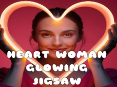 Mchezo Heart Woman Glowing Jigsaw