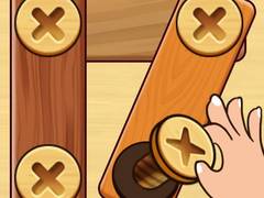 Mchezo Screw Nuts & Bolts: Wood Solve