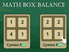 Mchezo Math Box Balance