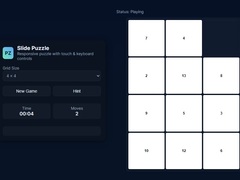 Mchezo Sliding Puzzle