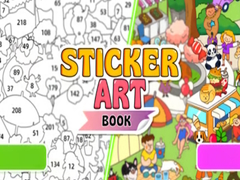 Mchezo Sticker Art Book 