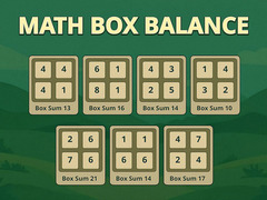 Mchezo Math Box Balance