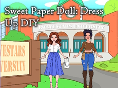 Mchezo Sweet Paper Doll: Dress Up DIY