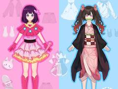 Mchezo Anime Doll - DIY Cosplay Girl
