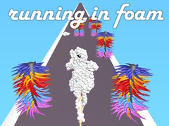 Mchezo running in foam