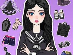 Mchezo Magical Diary: Paper Dress Up